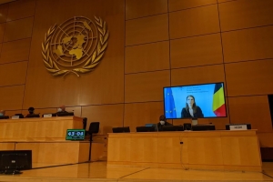 Sophie Wilmès presents Belgium's human rights policy