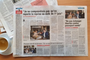 Interview La Dernière Heure avec ministre David Clarinval