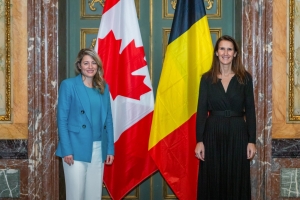 Bilaterale ontmoeting met de Canadese minister van Buitenlandse Zaken, H.E. Mélanie Joly