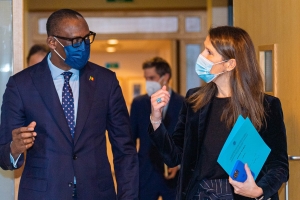 Bilaterale ontmoeting met de Malinese minister van Buitenlandse Zaken, Z.E. Abdoulaye Diop